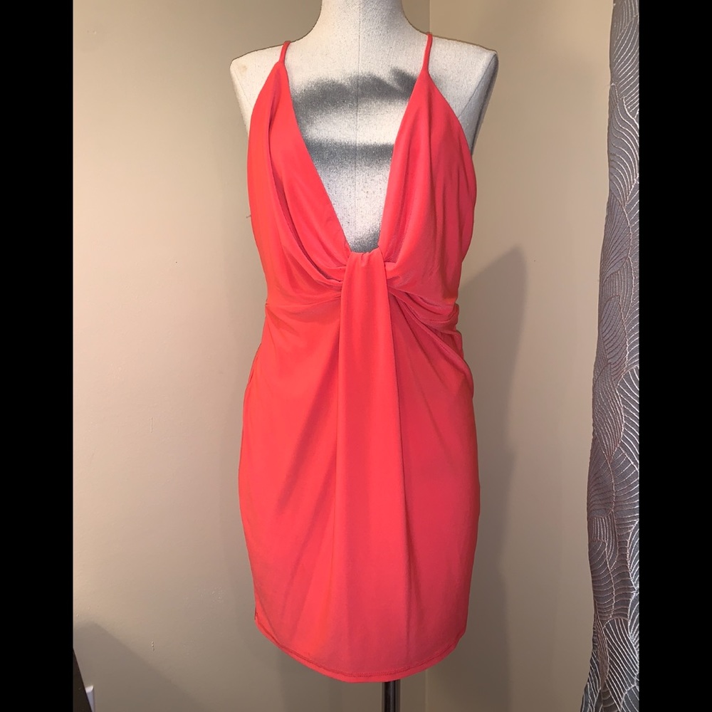 Forever 21 low cut open back dress